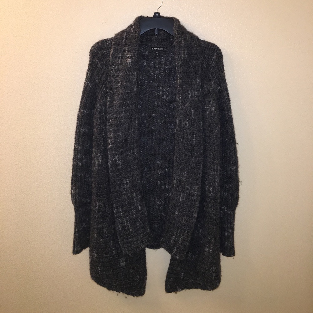 CHUNKY KNIT SWEATER COAT**